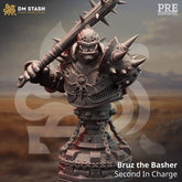 Bruz the Basher - Second In Charge Bust 3D-printed model